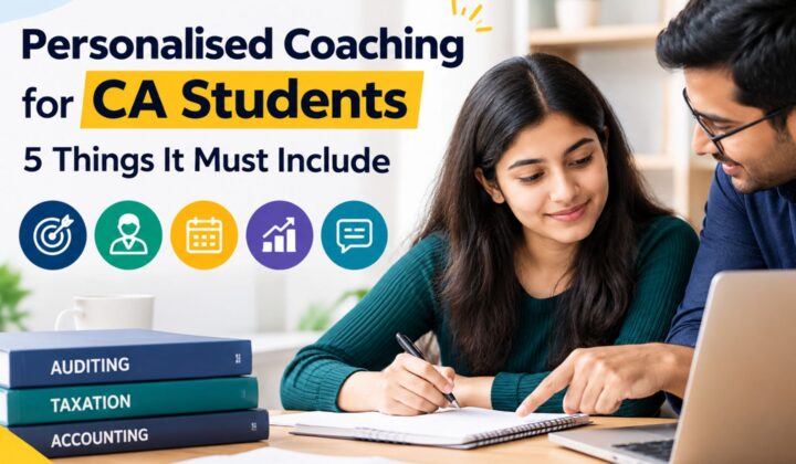 Personalised coaching for CA students with one-on-one tutor guidance and focused exam preparation
